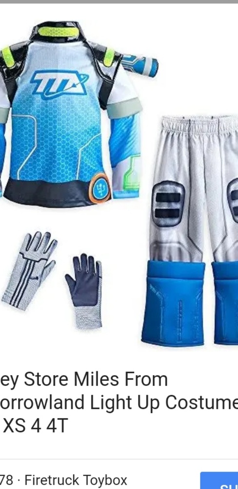 Miles from tomorrow land costume